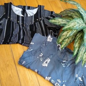 NWT Maurice's Patterned Blouses